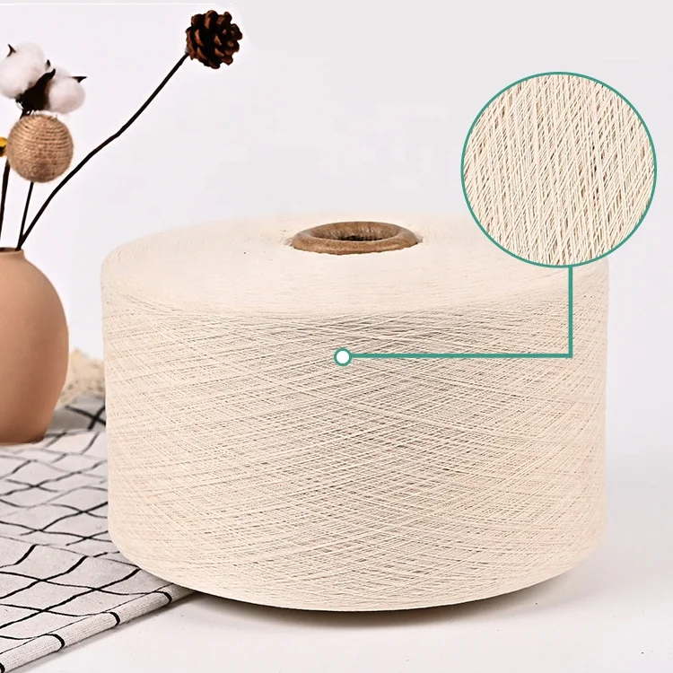 
High Quality 19S Cheap OE Recycled Polyester Cotton Blend Yarn for Garments 