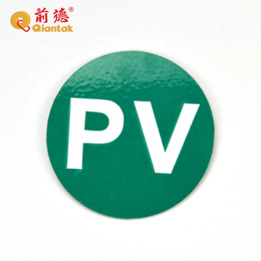 OEM/ODM Design Sign Sticker Logo PVC Adhesive Label Trademark PVC Custom Labels Logo Sticker Label