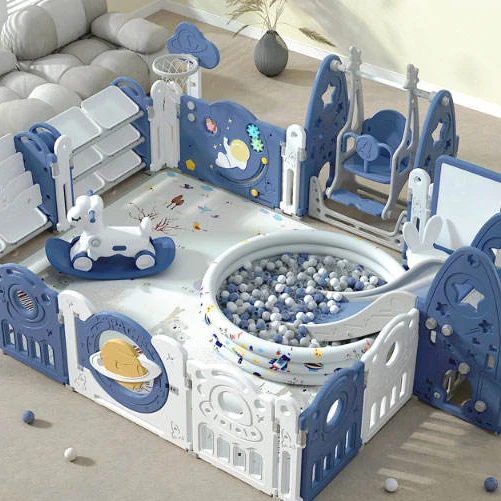 New Arrival Baby Playpen for Children Multifunction Newborn Guardrail Bed Fence Anti-Collision Playpen without Cushion