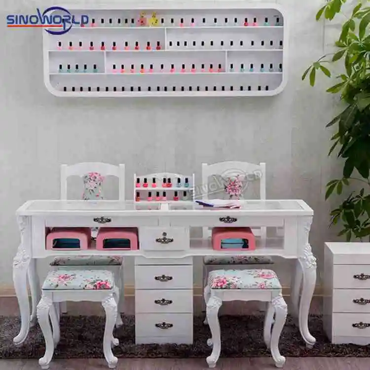 
Wholesale Cheap Nail Beauty Equipment Salon Nail Polish table Nail Manicure Table for Sale 