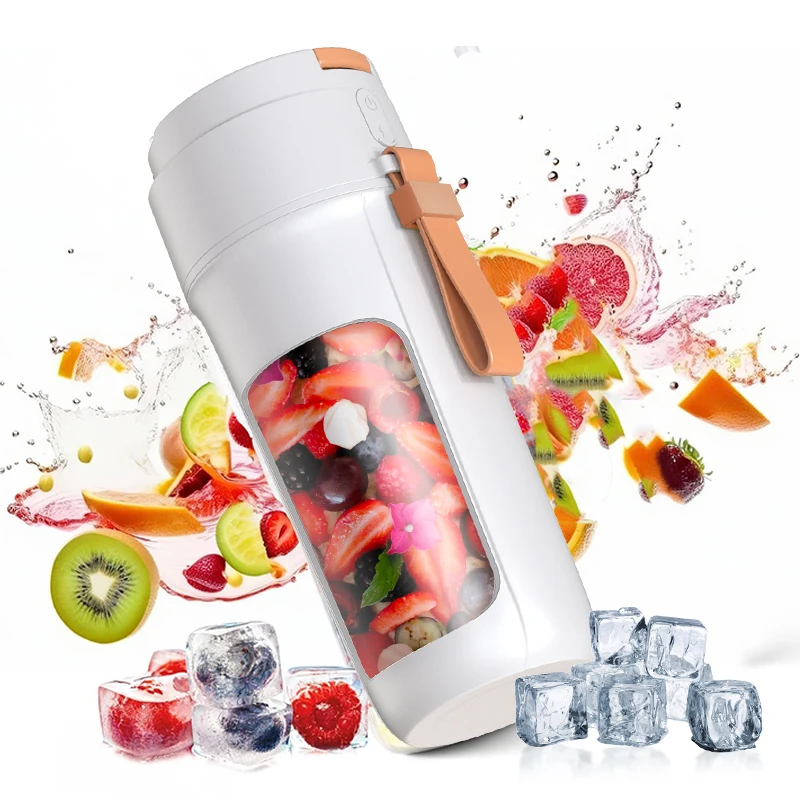 Personal Blender 340ml Travel Blender USB C Rechargeable Mini juicer 12 oz 10 Blades Portable Blender for Shakes and Smoothies