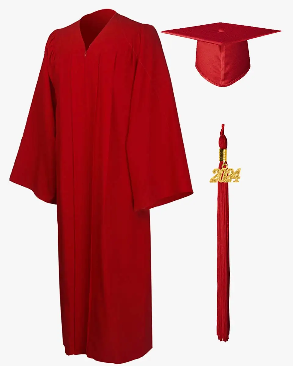 Wholesale Custom High Quality College University Academic Cap and Graduation Gown