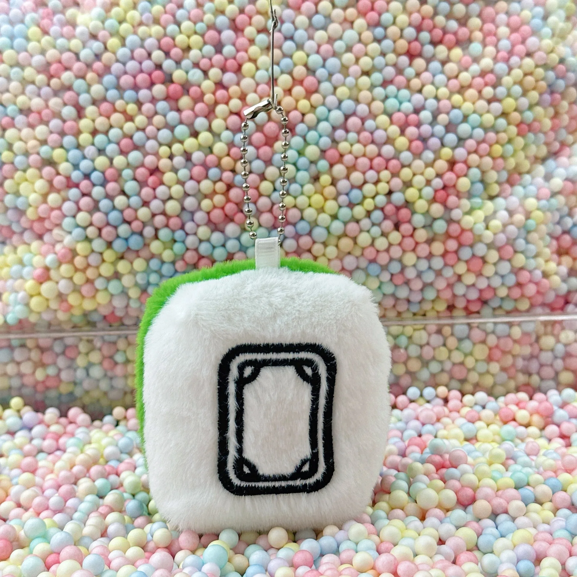 Wholesale cartoon plush mahjong get rich series pendant toy bag accessories keychain small gifts doll