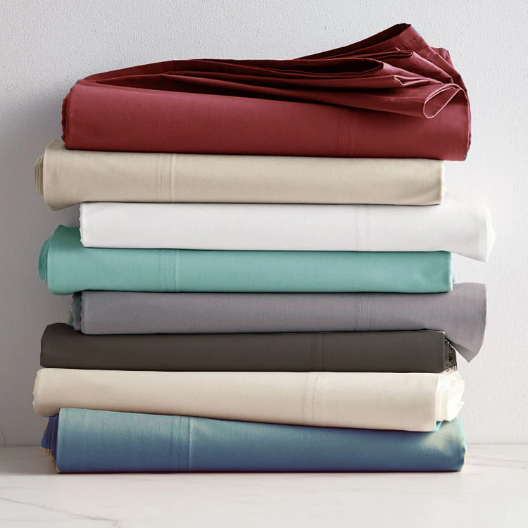600 Thread Count hotel bed sheet luxury Cotton Bed Sheet