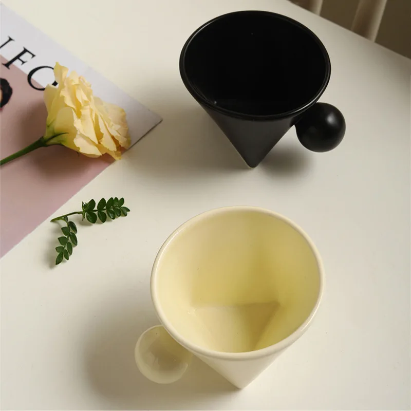 New custom print 190ml plain thick gifts porcelain gifts cup reusable espresso ceramic coffee mug for office/home