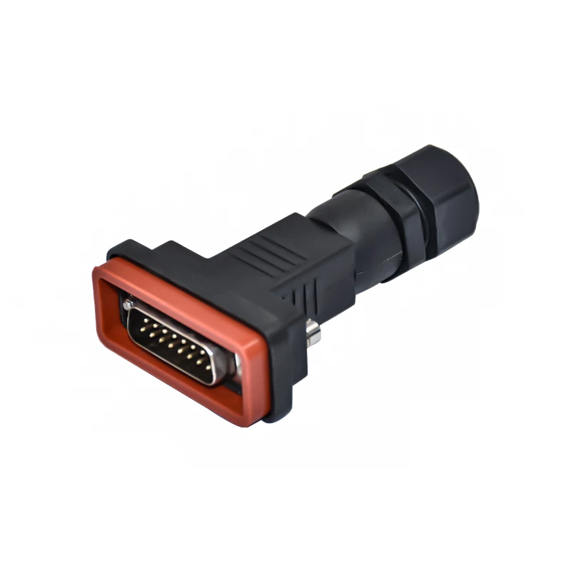 D-sub 9 15 25 26 37 44 50 62 78 Pin Connectors IP67 IP68 Waterproof electrical power Heavy Duty Industrial Adapters Connector