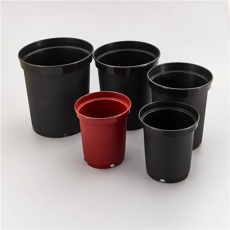 1 Plastic Bulk  Nursery Black Plant Pots Mold Large Decorative 3 Gallon Flower Pots