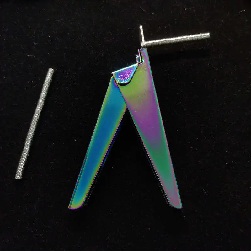 2024 Hot wholesale Artificial Finger Nail Tip Cutter with 40Pcs Magnet Nail Length DIY Clipper Nail