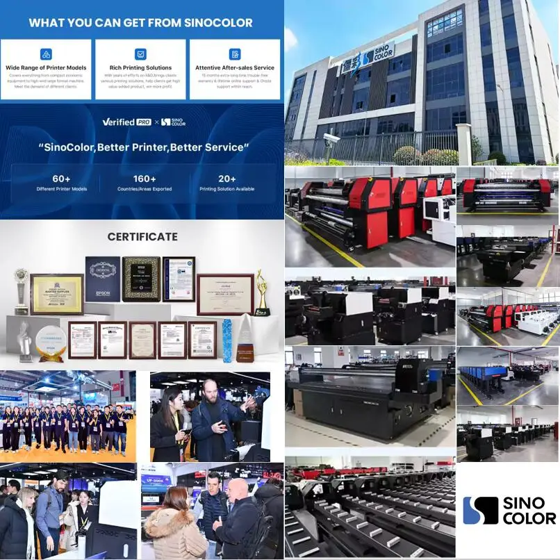 China 16 Years Factory Direct Sale Lifetime Support 150sqm/h 1.8m 3.2m Wide Format Inkjet Full Sublimation Direct Flag Printer