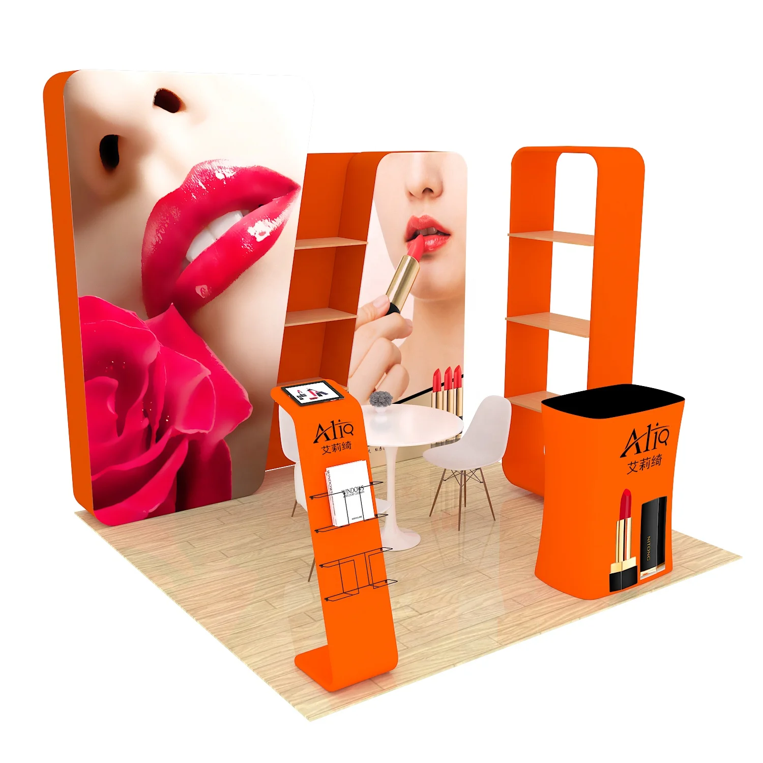 Hot Sales Custom Portable Modular Trade Show Display Booth Stand Mobile Event Exhibition Booth