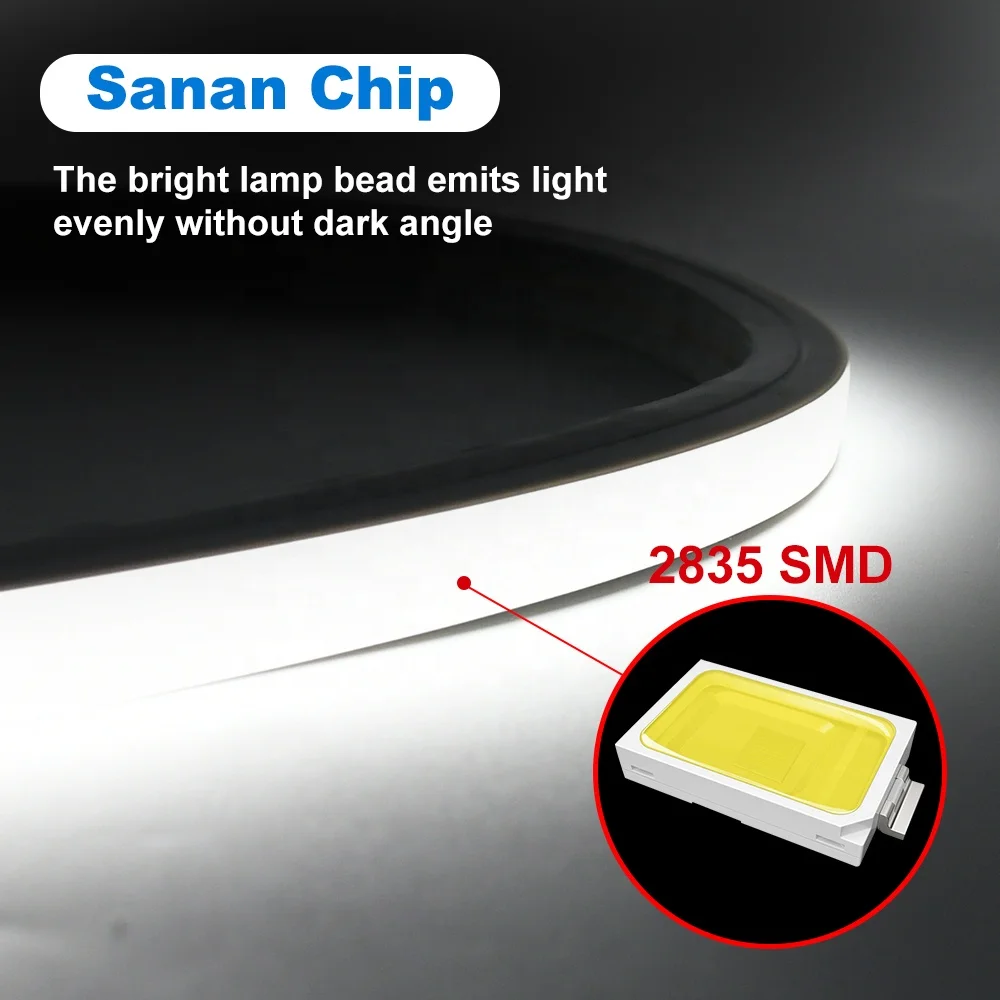 Фабричный поставщик, изготовленный на заказ, светодиодная неоновая лента, водонепроницаемая для украшения свадебной комнаты