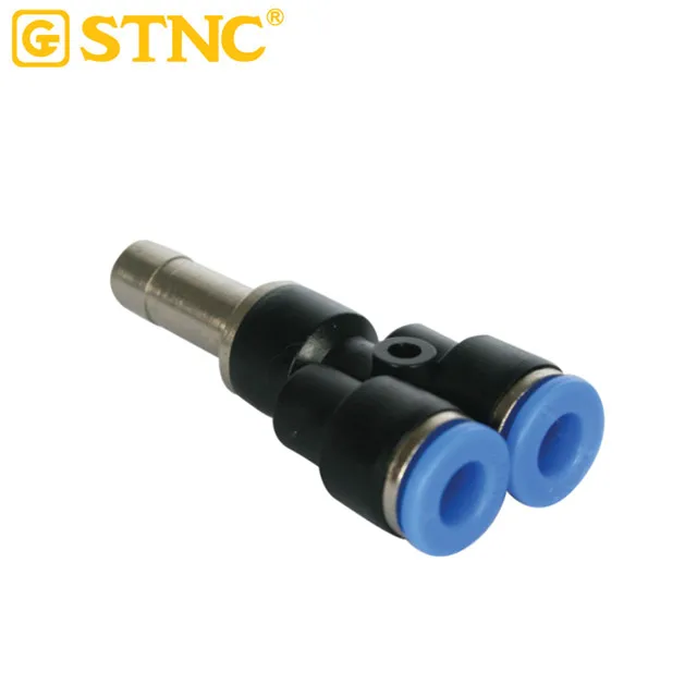 STNC Hot Sales YPWJ Series Grey White Plug-In Reducer Y Push In One Touch Quick Connector Fitting For Pneumatic Parts