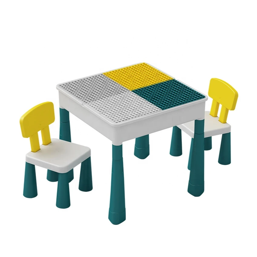 Hot sale children educational plastic toys Building Blocks Table