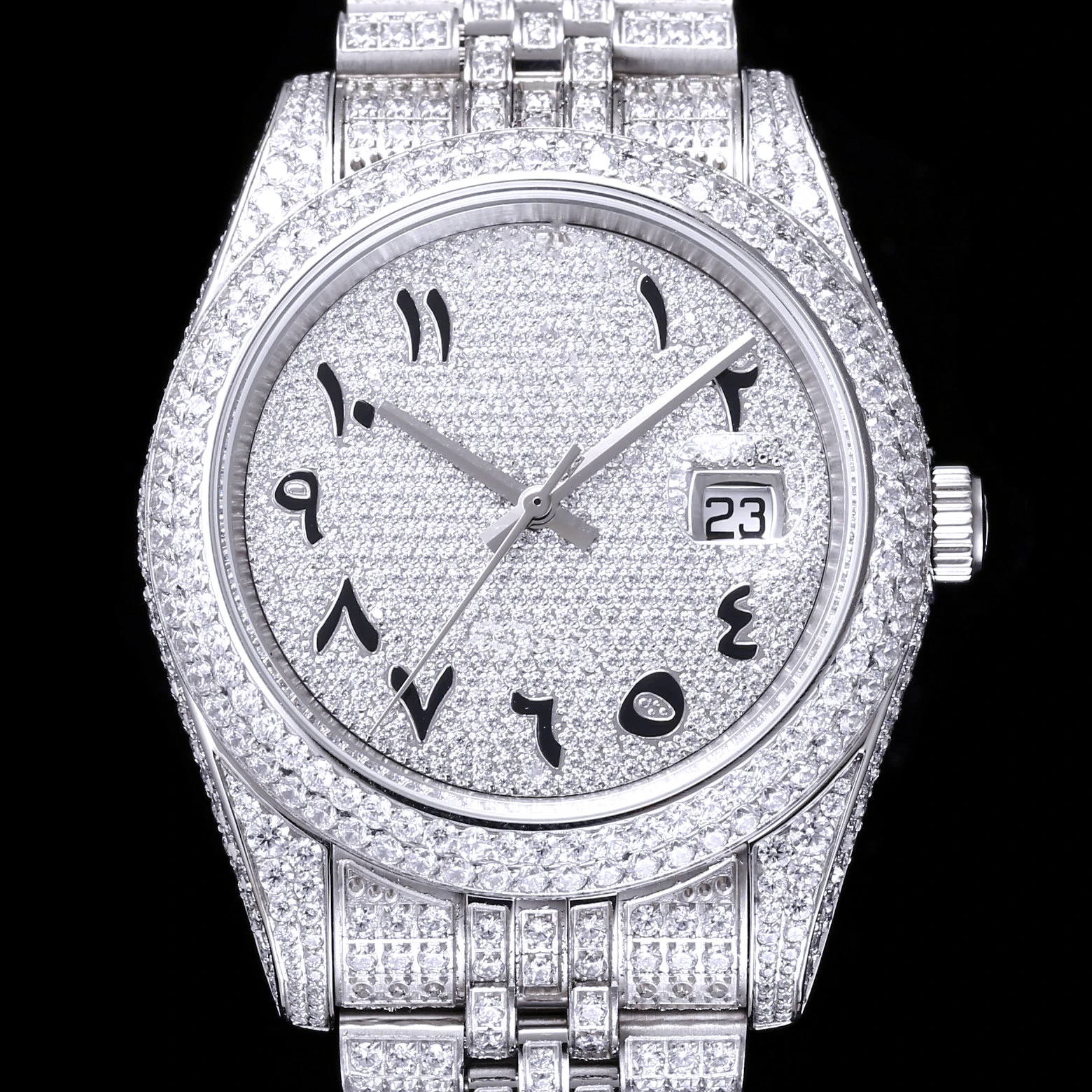 diamond ice out Luxury Men Watch Automatic Mechanical Watches Stainless Steel Watch