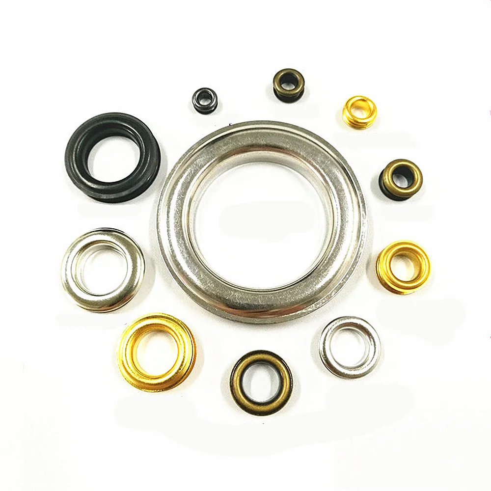 Factory manufacture high quality stainless steel metal eyelet and grommet for bag and clothing