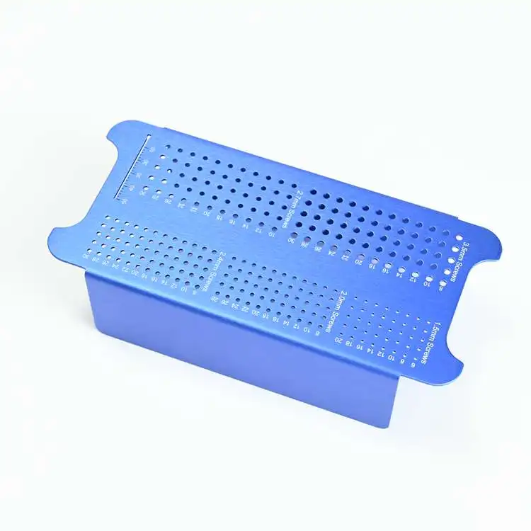 Surgical instrument orthopedic set tray 3.5mm 1mm cortical titanium-screws-medical rack cortex screw box of orthopaedic surgery