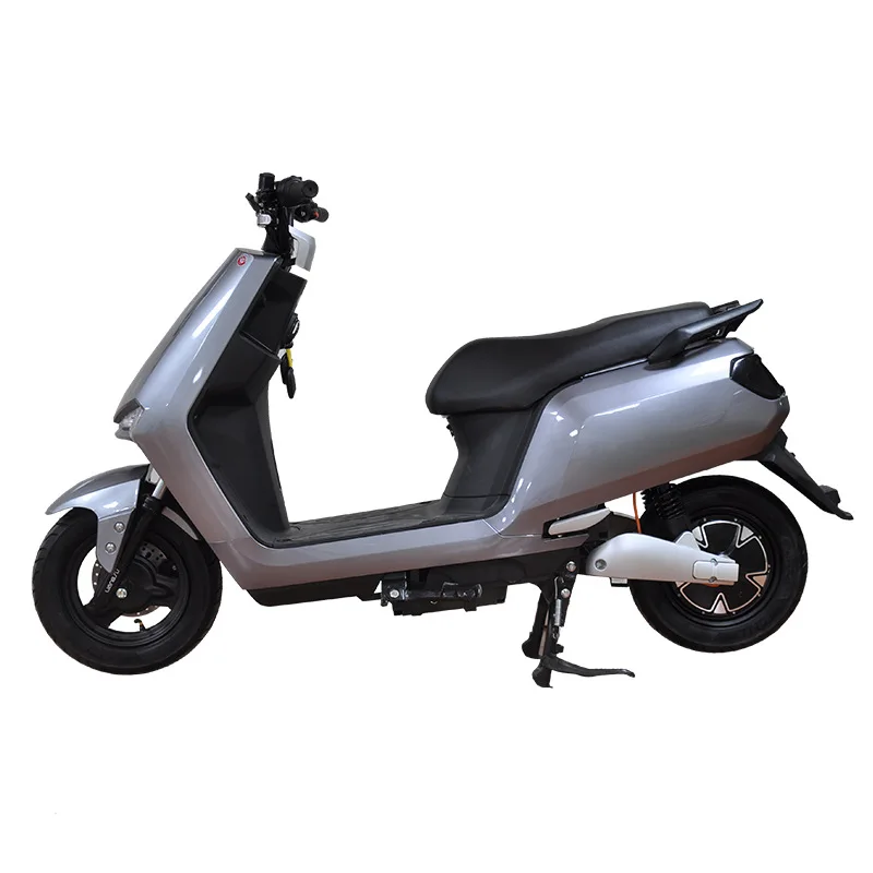 Adult 60V Electric Moped Scooter Big Front Disk Brake Motor 1200W