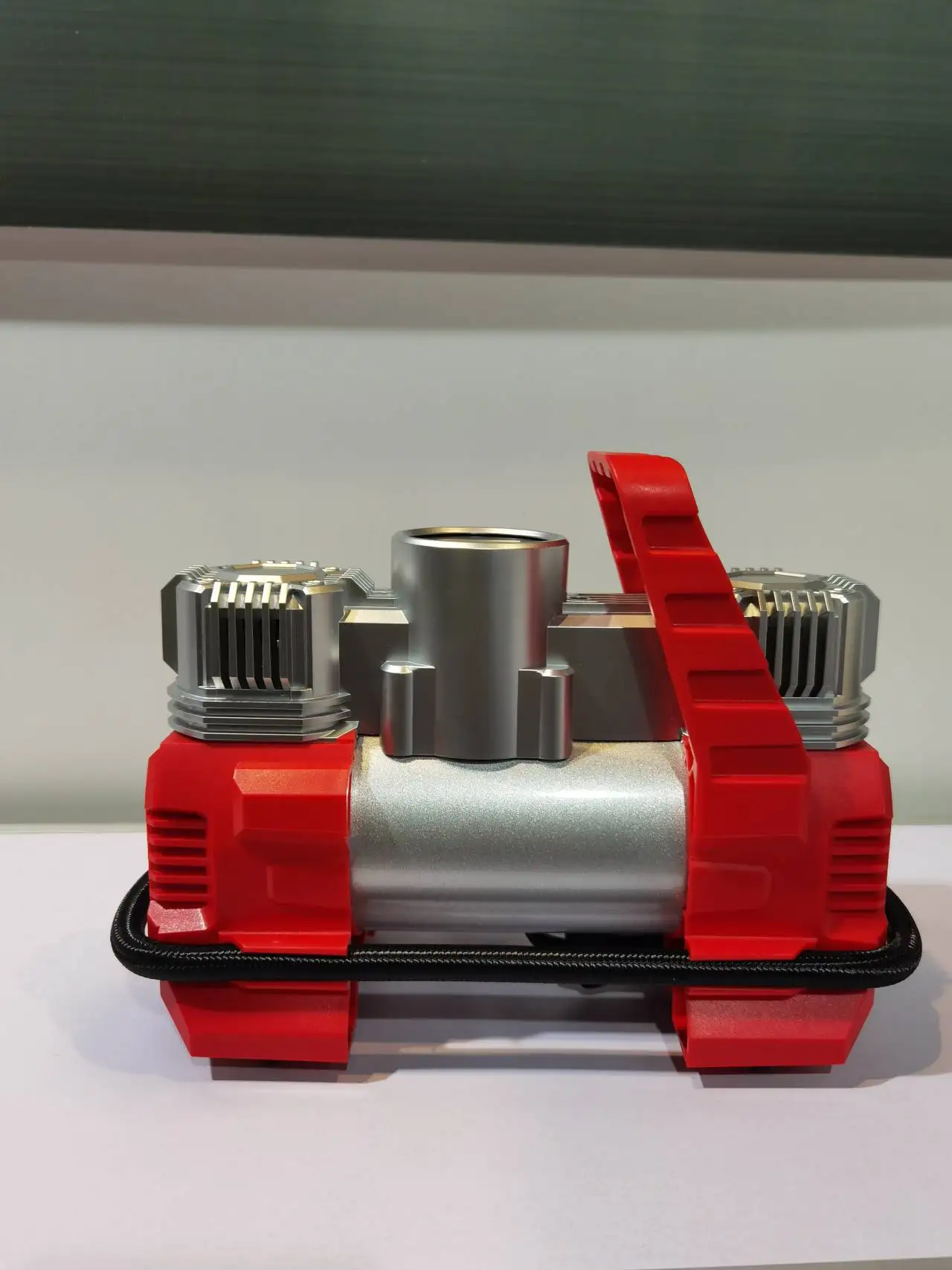 HF858 Double Cylinders 200PSI Tire inflator Heavy Duty Air Compressor for Car Truck SUV ATV and Bus