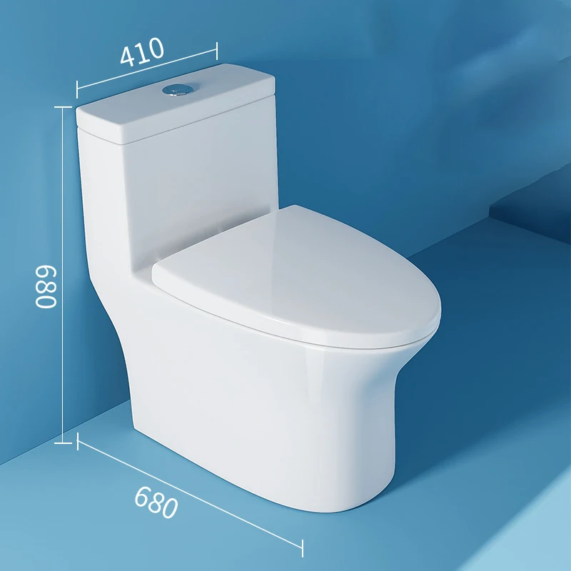 Manufacturer wholesale sanitary ware one-piece water-saving mute super whirlpool siphon type household toilet toilet