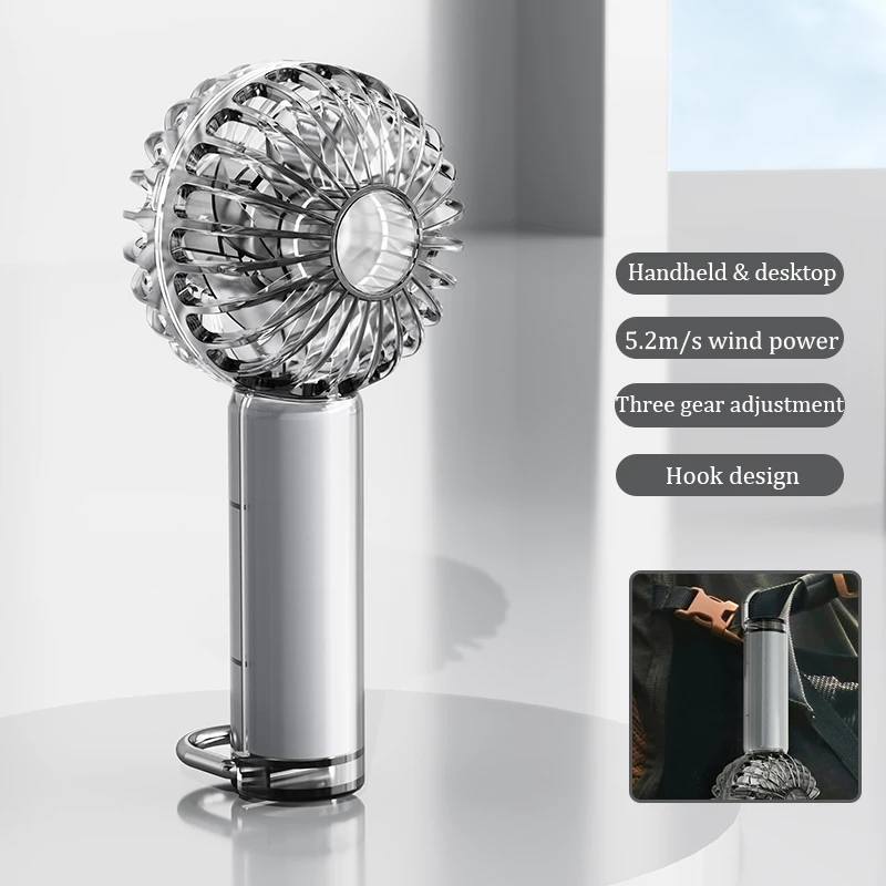 Summer Hot Sale Portable Mini Fan Rechargeable Ventilador Air Cooler Hand Held Electric Small Handheld Ventilateu