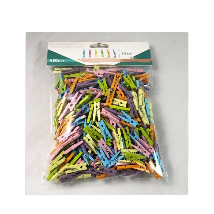 Painted Craft Wooden Clothespin Clothes Pins