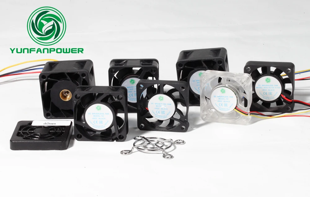 Wholesale 40mm 12v dc duct fa  stand Table Cooling Fan High quality brushless fan