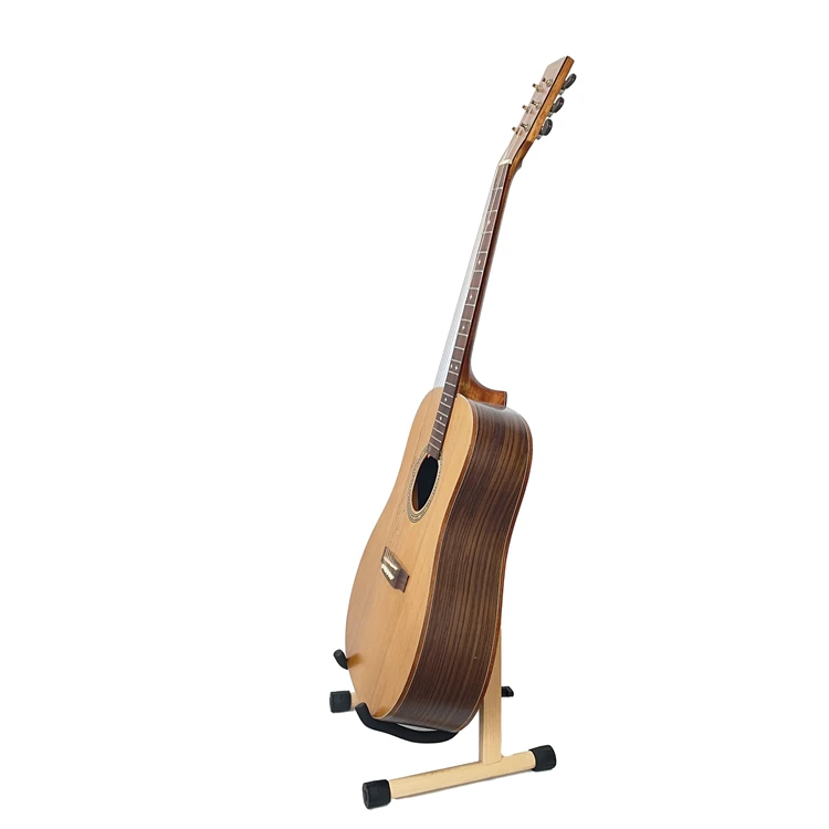 Hot selling folding acoustic electric wood guitar stand in stringed instruments parts