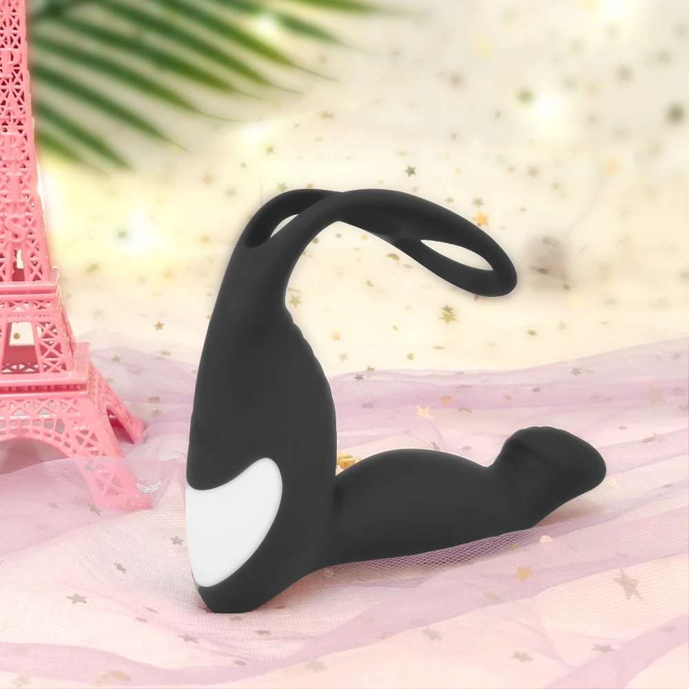 Amazon hot selling anal sex toy 9 patterns vibrating prostate massager for men