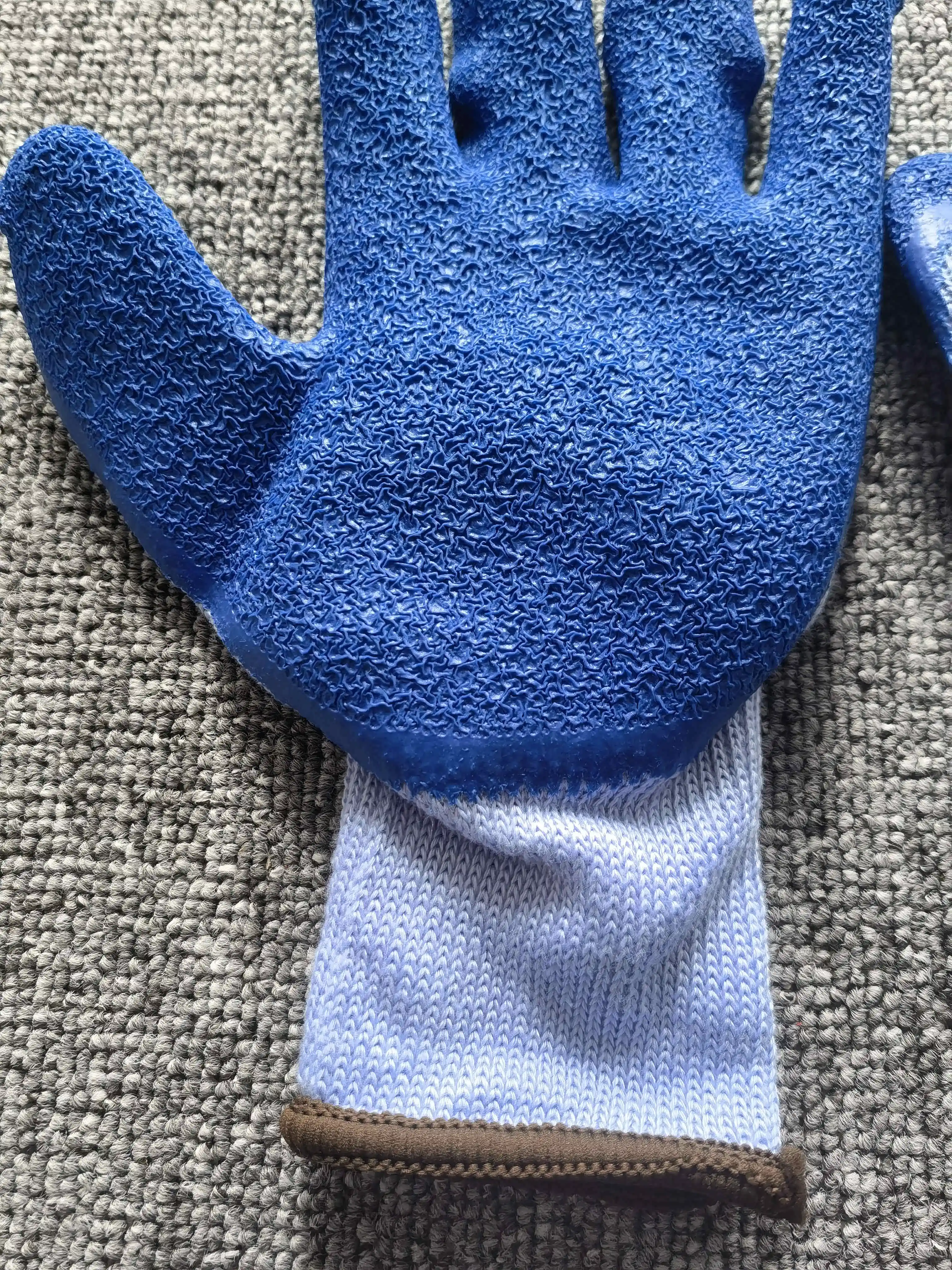 SAFETREE CE EN388 Crinkled Latex Coated Gloves PPE Safety Gloves