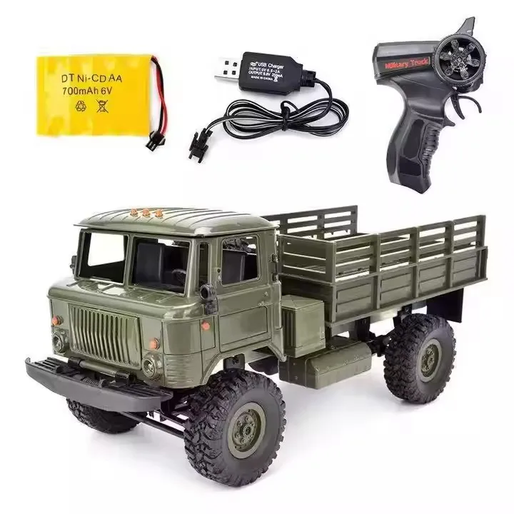 2 4 г 4WD 1:16 военный грузовик внедорожник Радиоуправляемый автомобиль с дистанционным управлением