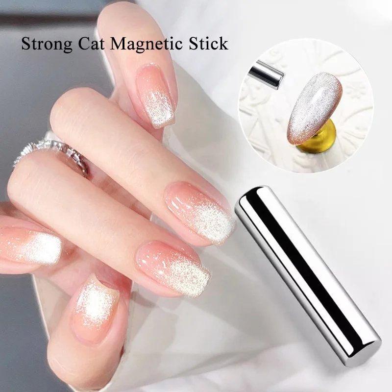 Cat Magnetic Strong Stick Dual-head Magnet Nail Magnet for UV LED Nails Gel Polish Nail Tool