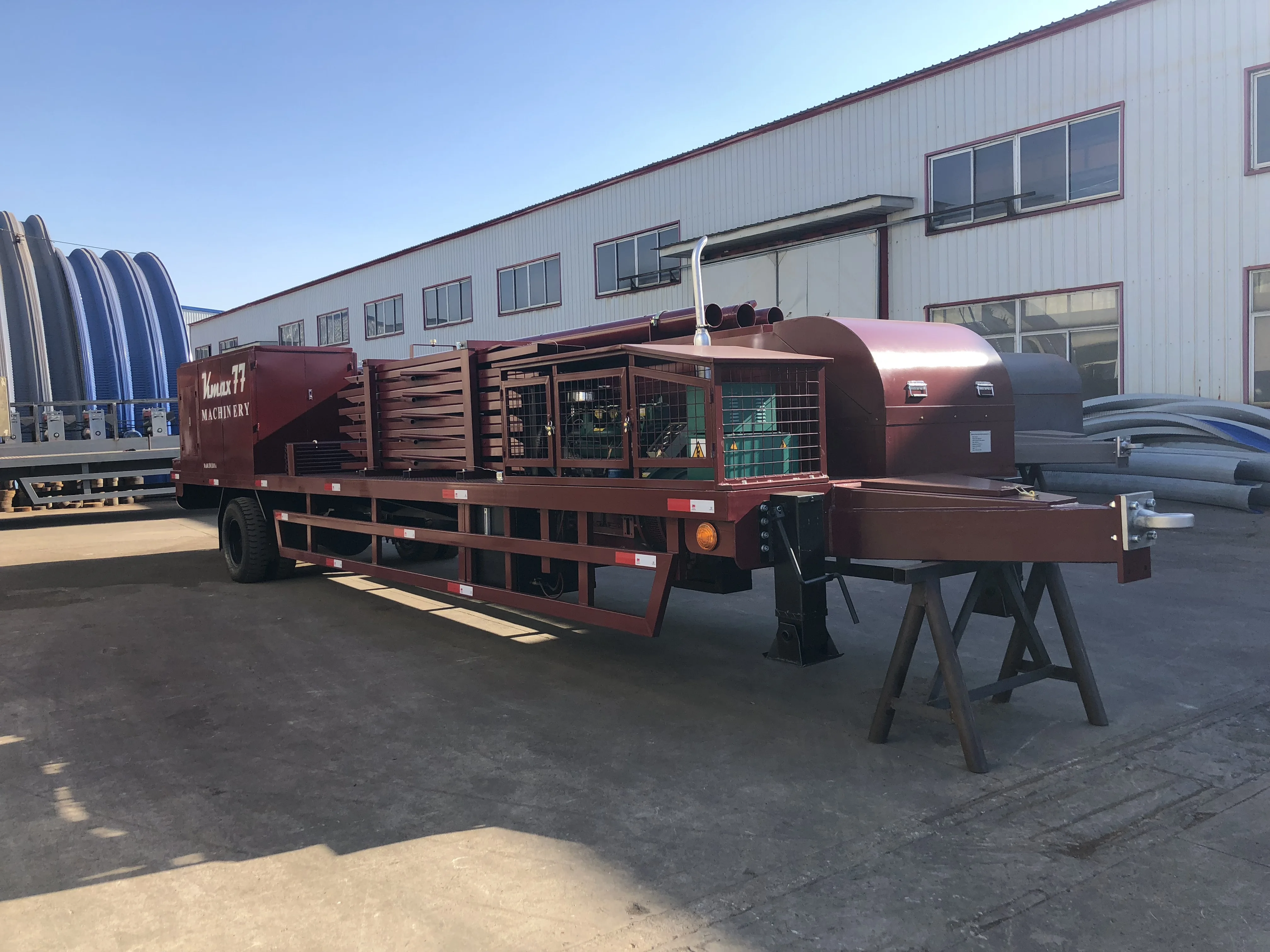 different building shapes  roof machine Longshun K Arch Span Self supported roofing machine trailer mounted curve roof machine