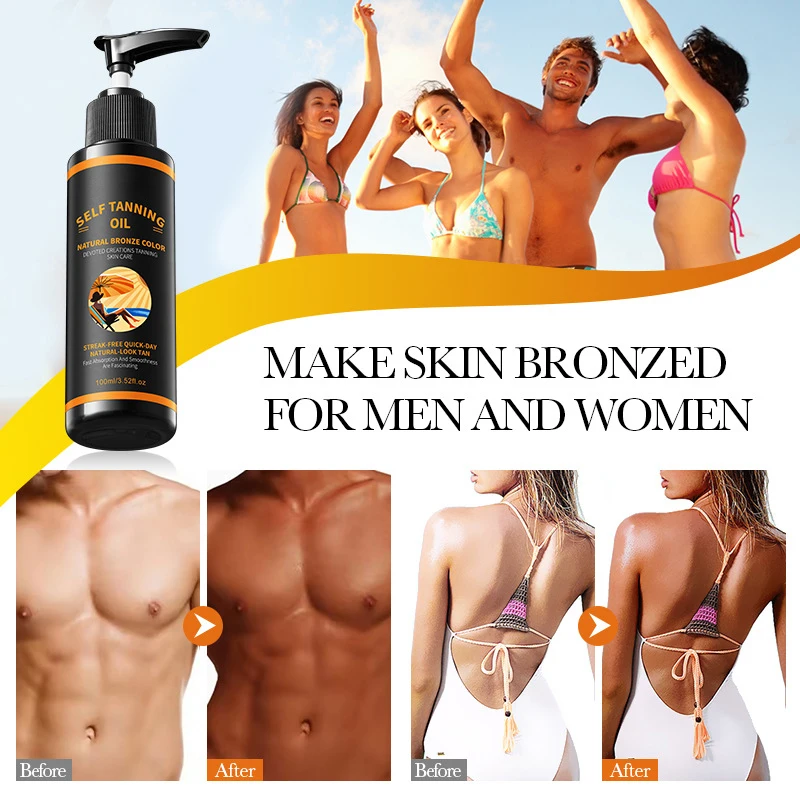 Tanning Essential Oil Coppery Moisturize Body Sun-proof Tanning Essence Oil