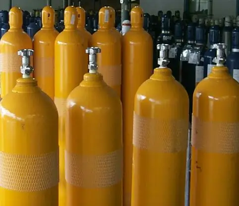 Industrial gas cylinders silicon tetrafluoride SiF4 Seamless steel cylinder bottled gas