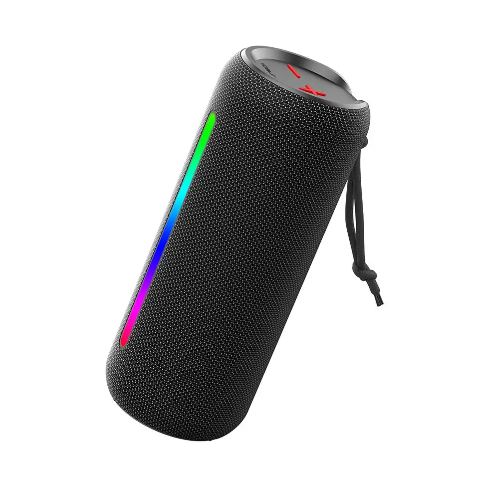 Wireless BT 5.1 Portable Waterproof Speaker Boombox Music Hifi Bass Soundboard Flip RGB Speakers