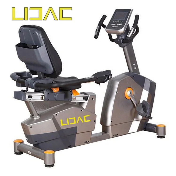 
Commerical gym equipment horizontal magnetic exercise bike LD1600 