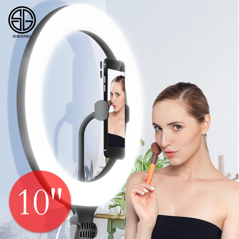 6 10 14 18 inch Photography Dimmable Selfie Ring Light  Aros de luz Ring Fill Light With Tripod Stand