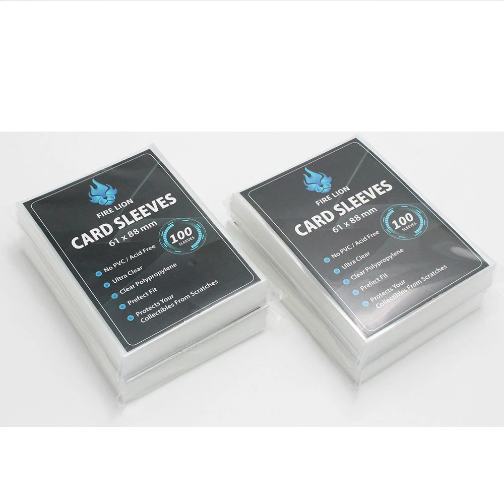 China factory hot sell trading card sleeves anime for pokemon cards high-quality yugioh custom card sleeves