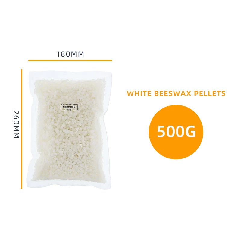 Pure Beeswax Lip Balm Handmade Soap Beeswax Candles-Natural White Granules Food Grade Home Decoration Christmas Easter Occasions