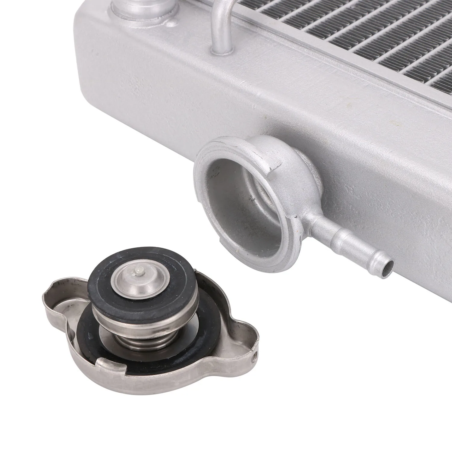 JFG New Aluminum Motorcycle Radiators For Yamaha Raptor 700 ATV