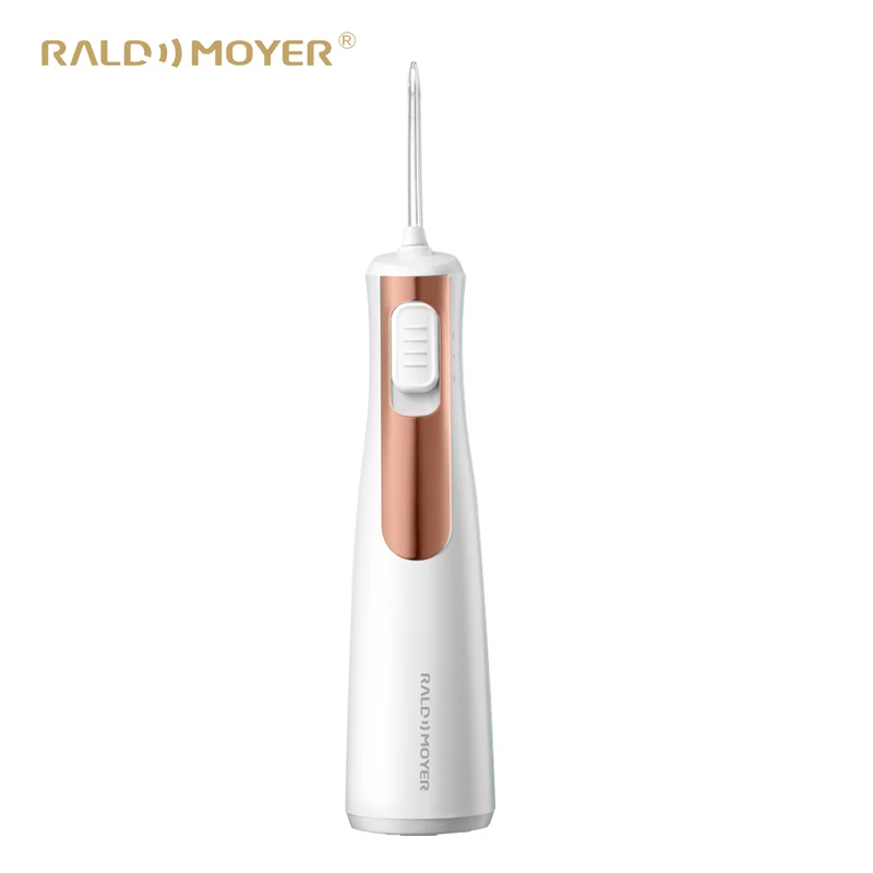High pressure 32modes whitening tools 1600mAh lithium battery home travel Cordless water flosser with 2 Standard Jets