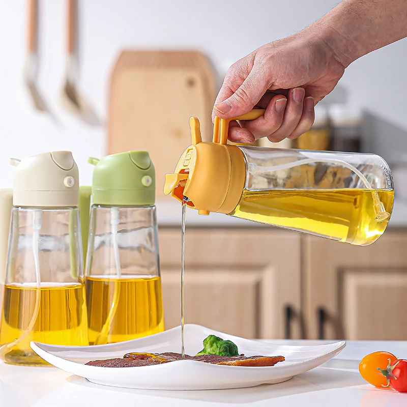 2 в 1 многофункциональный распылитель масла для кухни 470 мл 600