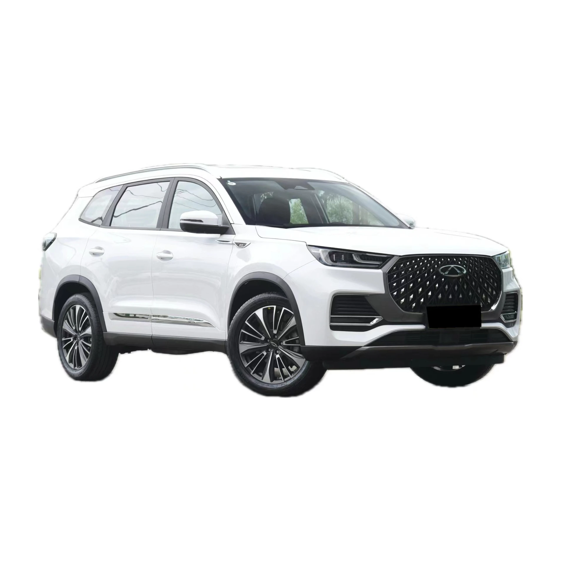 2024 Chery Tigo 8 Plus SUV Hybrid Electric EV LED Leather Turbo New Energy Cvt ACC Automatic High-Efficiency Gasoline Left Dark