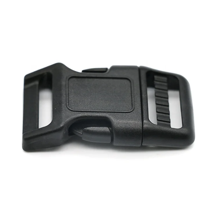 OEM ODM Accept 25mm Quick Release Contoured Plastic Adjustable Pet Buckle for Dog Collar
