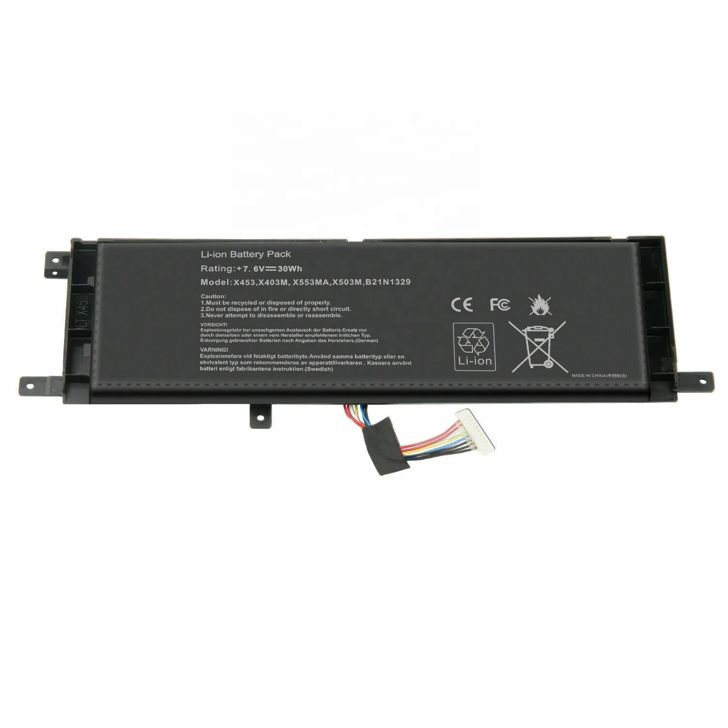
Laptop B21N1329 Battery for Asus X553M X553MA X453 X453MA 2 Cells 