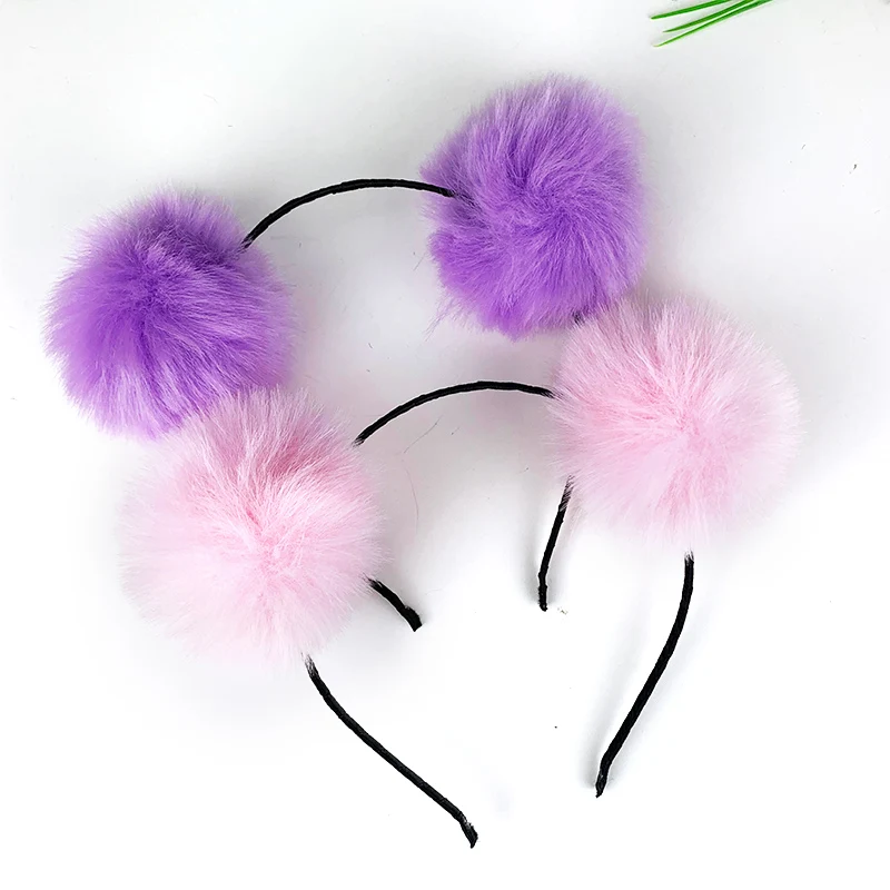 Customize Hair Color Lamp Head Band Plastic Hair Clasp