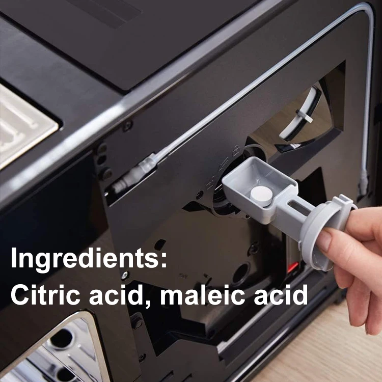 Coffee Machine Descaler and Cleaner Tablets compatible for miel* steam ovens, steam ironing systems