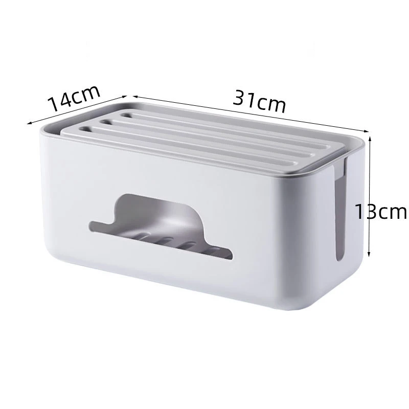 Новинка 2021 органайзер для шнура питания Jumbo штепсельная вилка компьютерных кабелей коробка держатели и стеллажи хранения поддержка 31x14x13