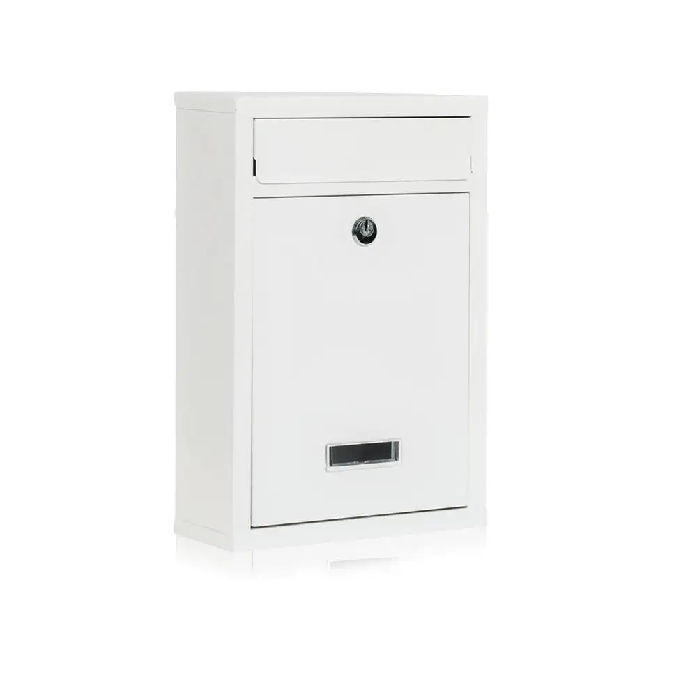Key Lock Mail Boxes Outdoor,Locking Wall Mount Mailbox,Security Key Drop Box