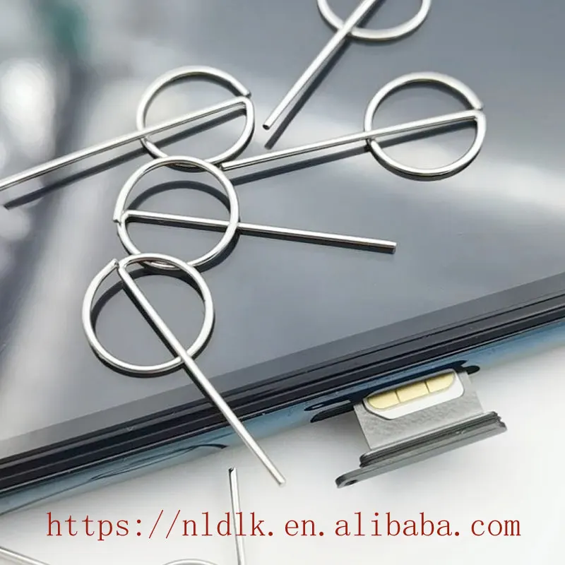 Metal tray eject removal tool needle opener Sim card pin For iPhone Android